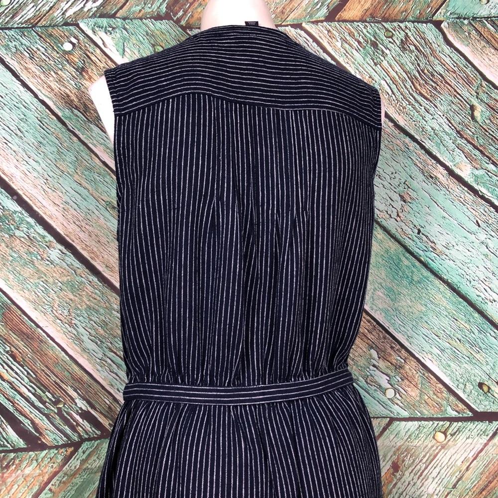 D6 - Universal Thread | Navy Button Down Pin Stri… - image 6